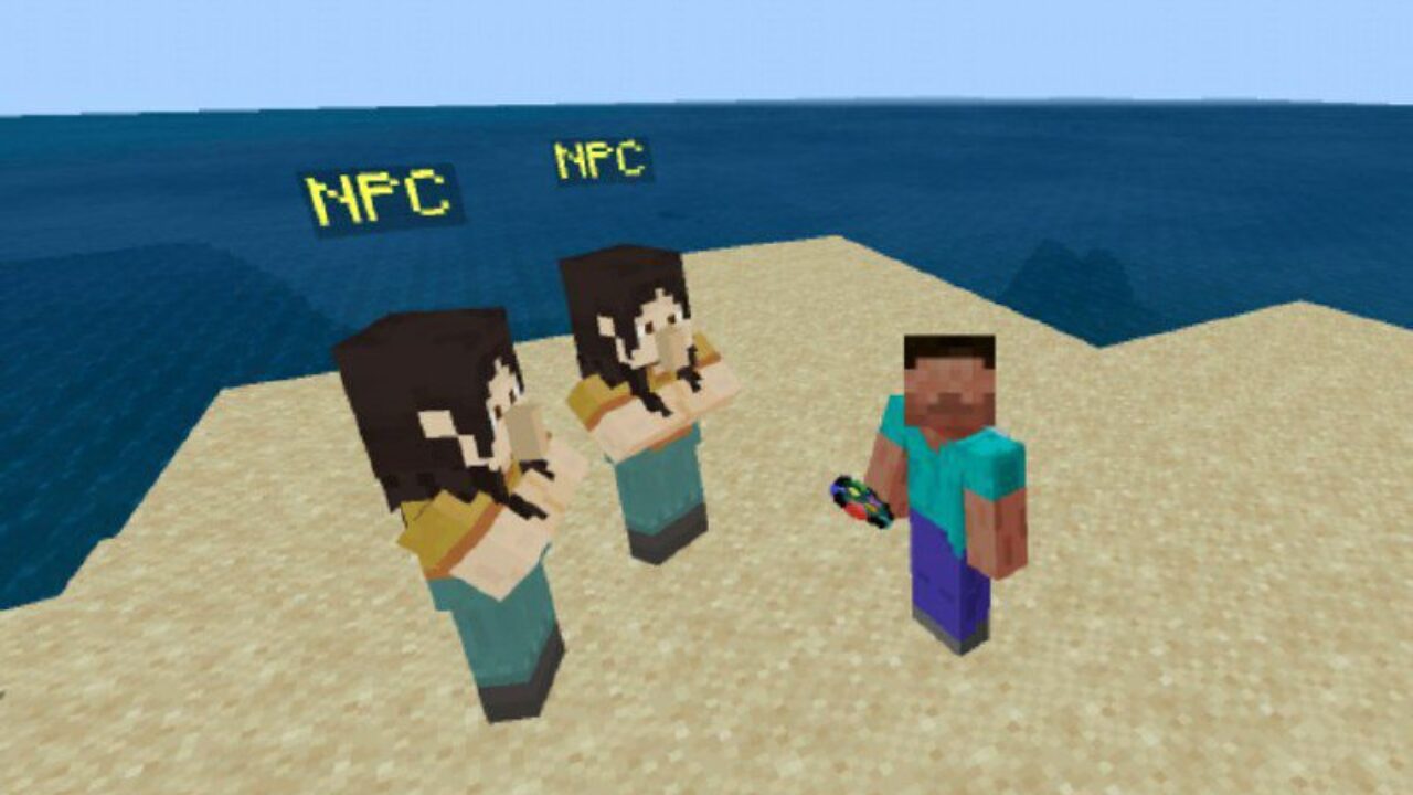 NPC from Mob Eggs Mod for Minecraft PE