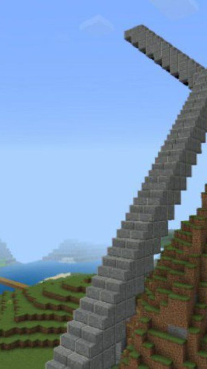 Stairs from Castle Defense Map for Minecraft PE