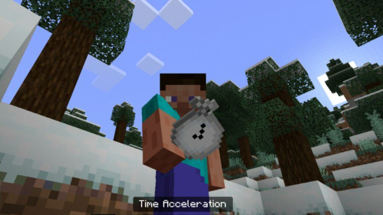 Acceleration from Time Stop Mod for Minecraft PE