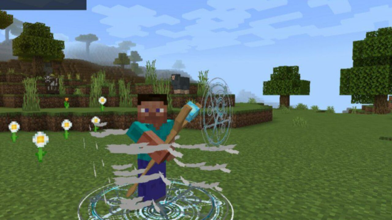 Air from Water Elements Mod for Minecraft PE