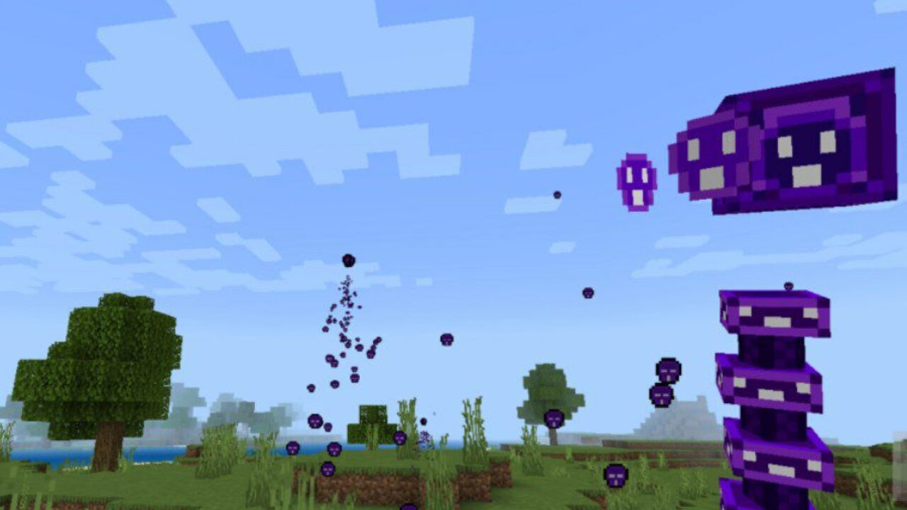 Attack from Dark Magic Mod for Minecraft PE