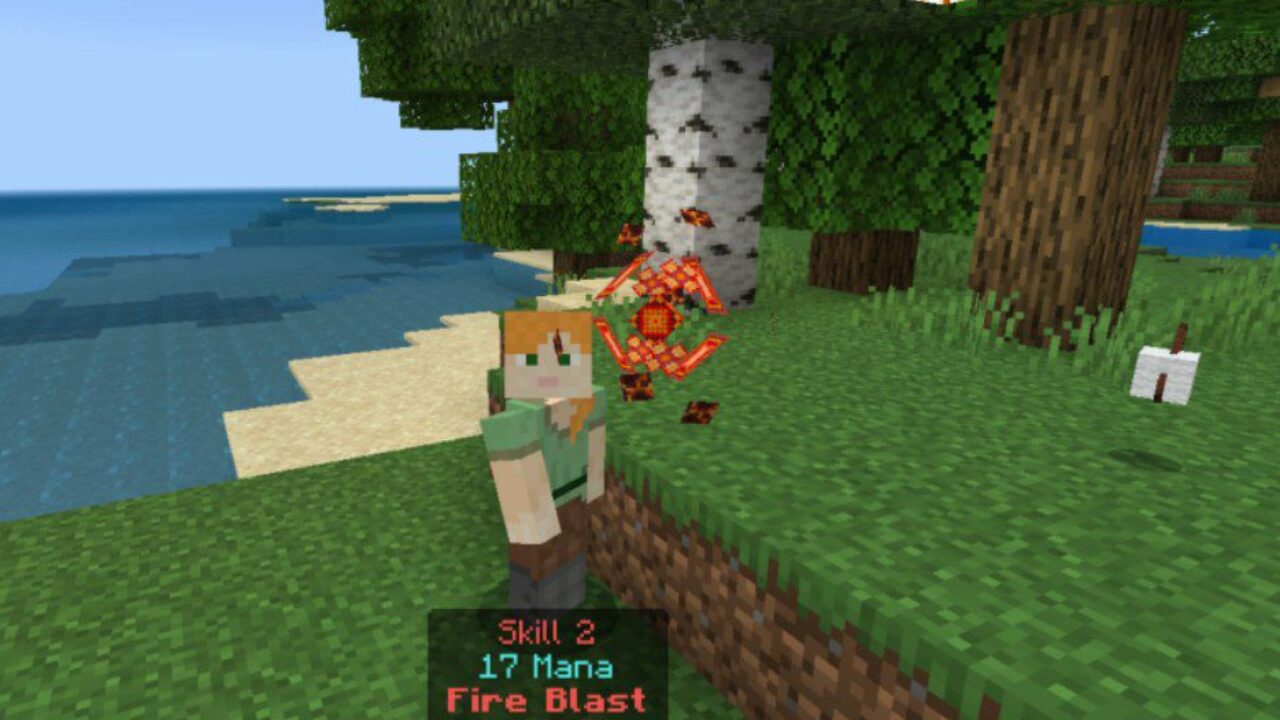 Blast from Fire Elements Mod for Minecraft PE