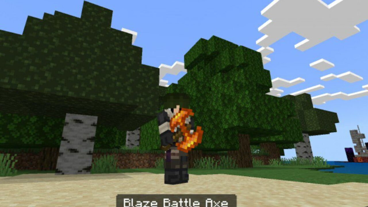 Blaze from Axe Mod for Minecraft PE