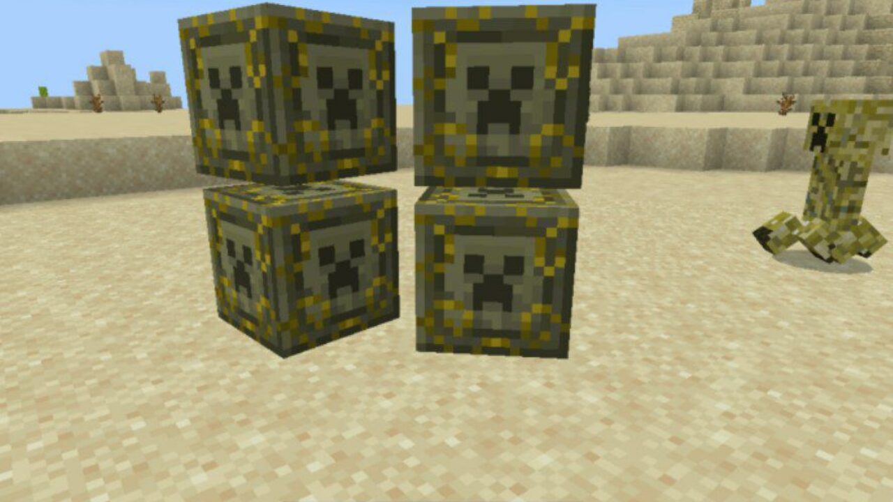 Creeper Block from Gloomy Update Mod for Minecraft PE