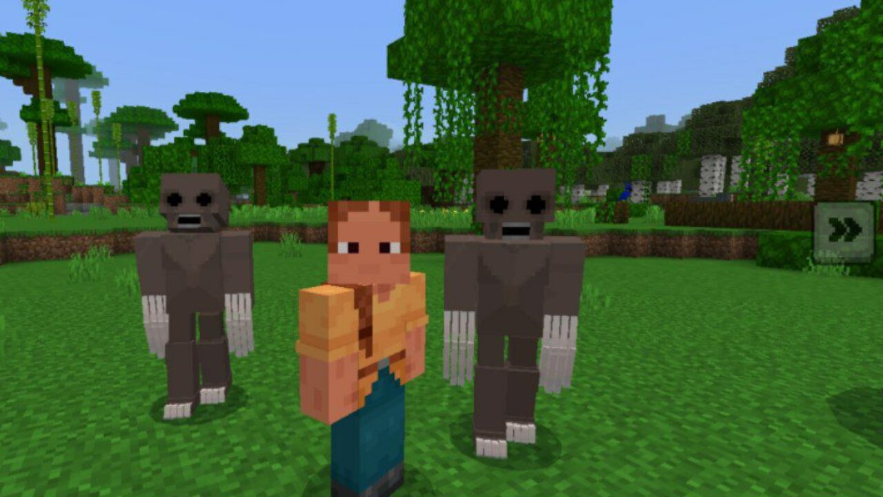 Creepy Creatures from Cave Mobs Mod for Minecraft PE