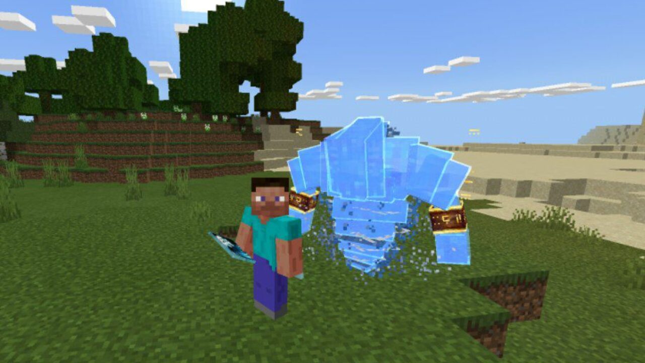 Defender from Water Elements Mod for Minecraft PE