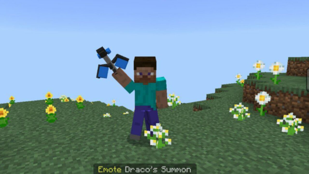 Draco Summon from Emotes Mod for Minecraft PE