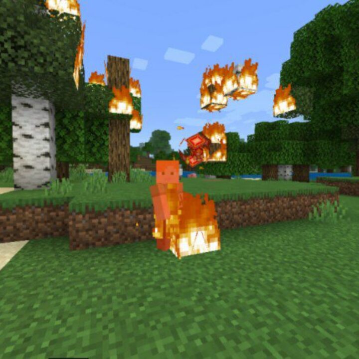 Fire Elements Mod for Minecraft PE