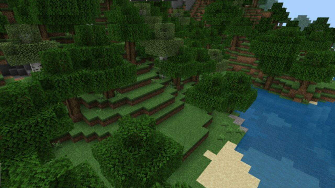 Forest from Prizma Shader for Minecraft PE