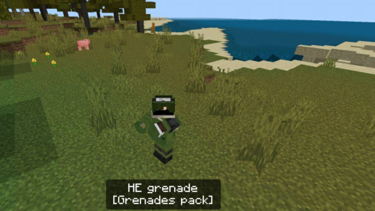 Grenade from Standoff Mod for Minecraft PE