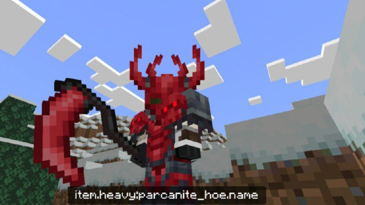 Hoe from Netherite Mod for Minecraft PE