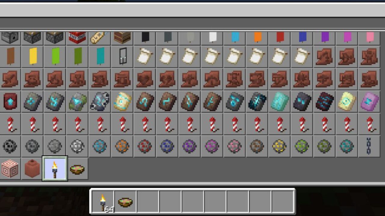 Inventory from Torch Mod for Minecraft PE