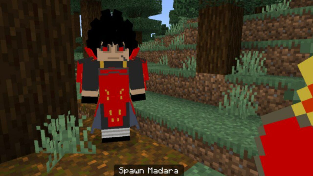 Main Character from Madara Mod for Minecraft PE