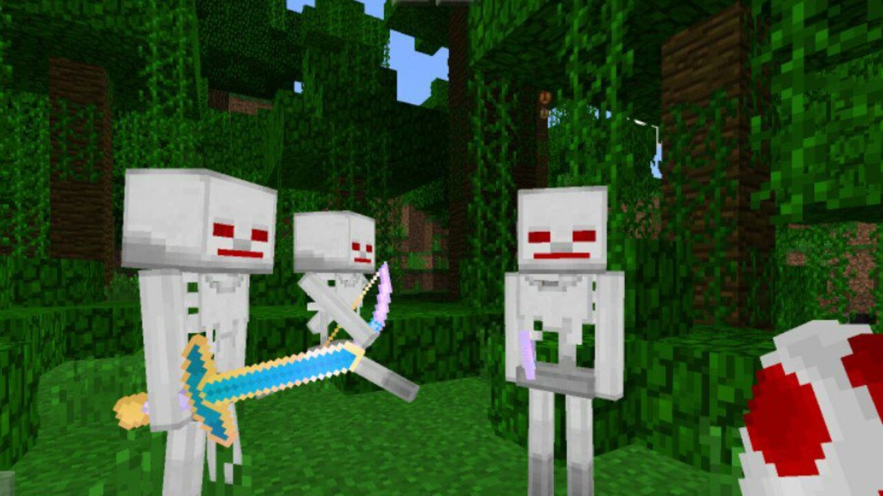 More Mobs from Skeleton Mod for Minecraft PE