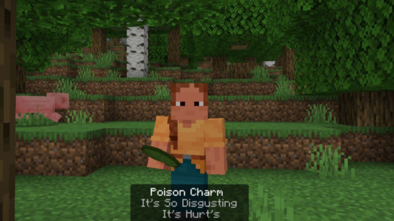 Poison Charm from Charm Mod for Minecraft PE