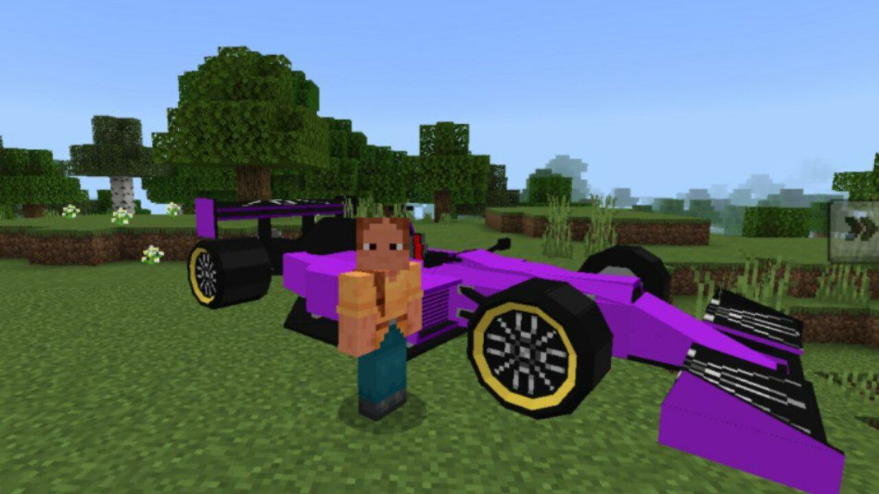 Purple from Formula One Mod for Minecraft PE