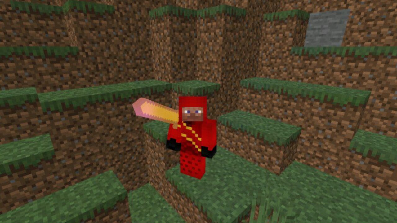 Weapon from Fire Elements Mod for Minecraft PE