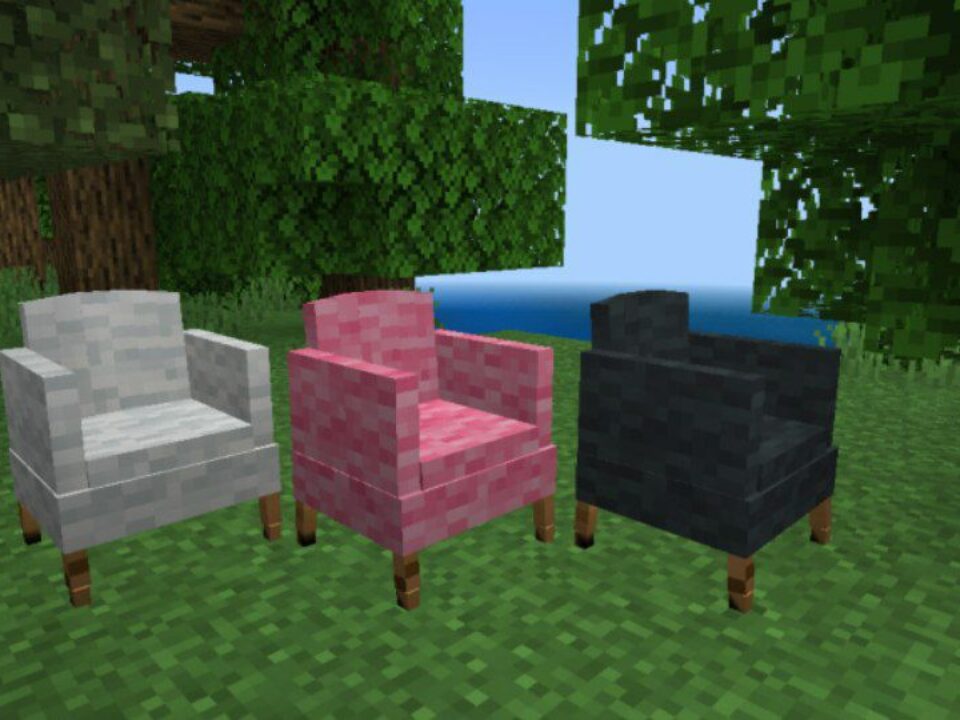 3D Furniture Mod for Minecraft PE