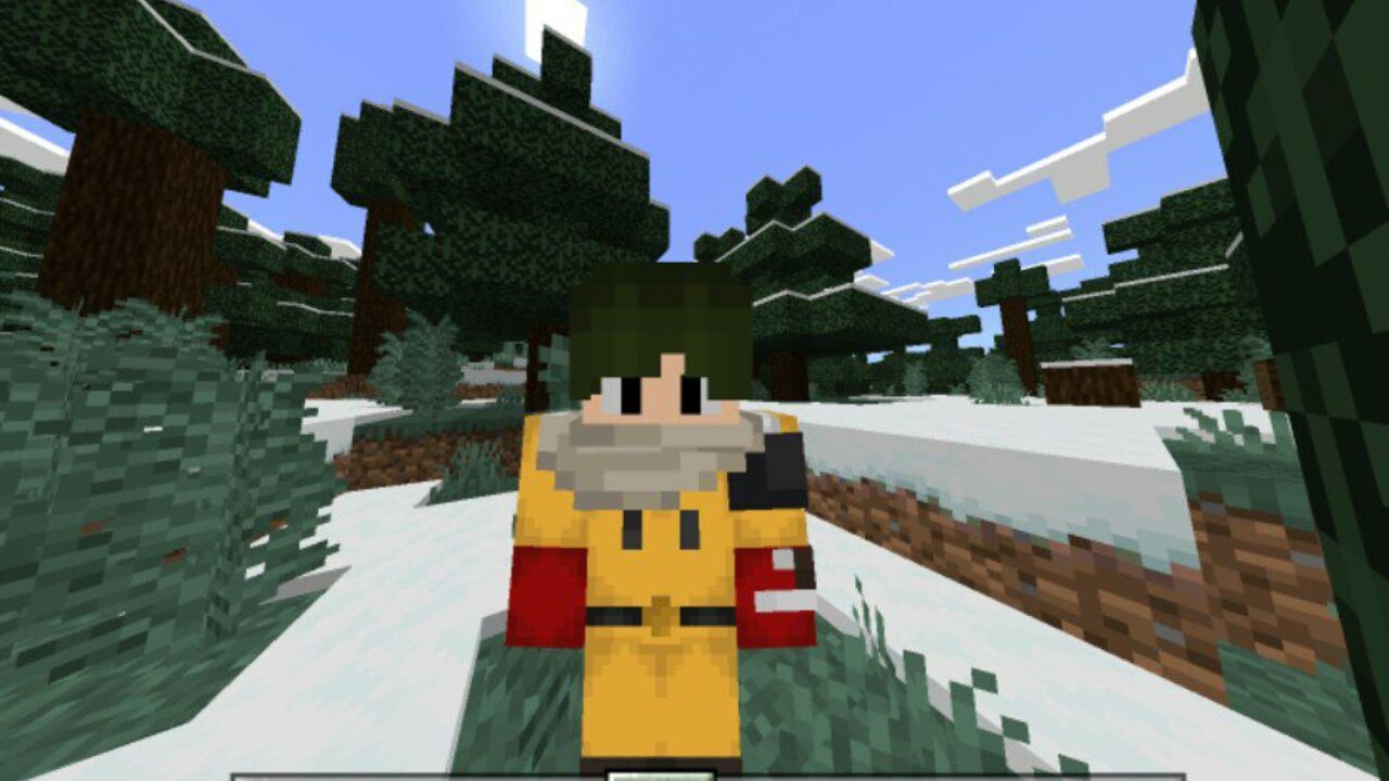 Armor from One Punch Man Mod for Minecraft PE