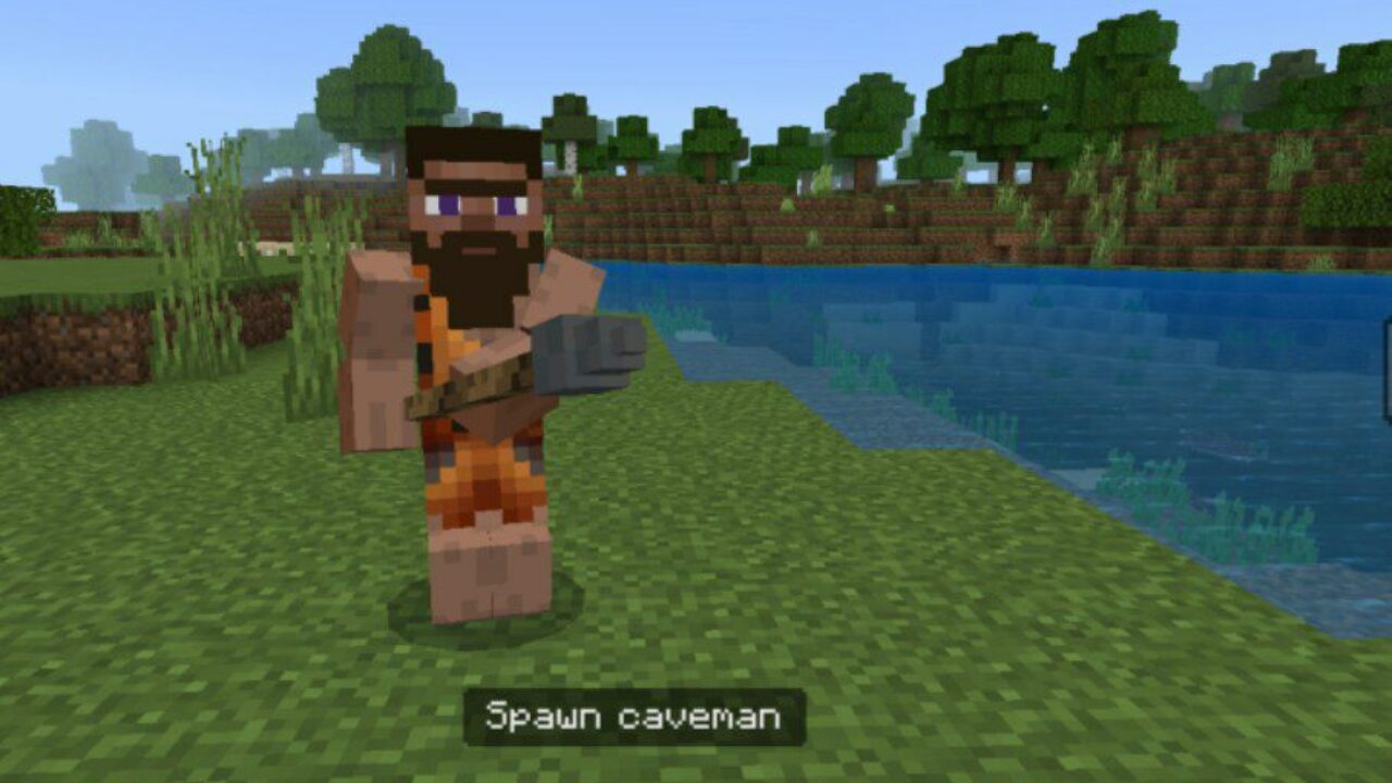 Caveman Mod for Minecraft PE