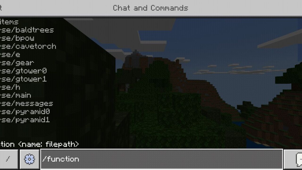 Commands from Herobrine Mod for Minecraft PE