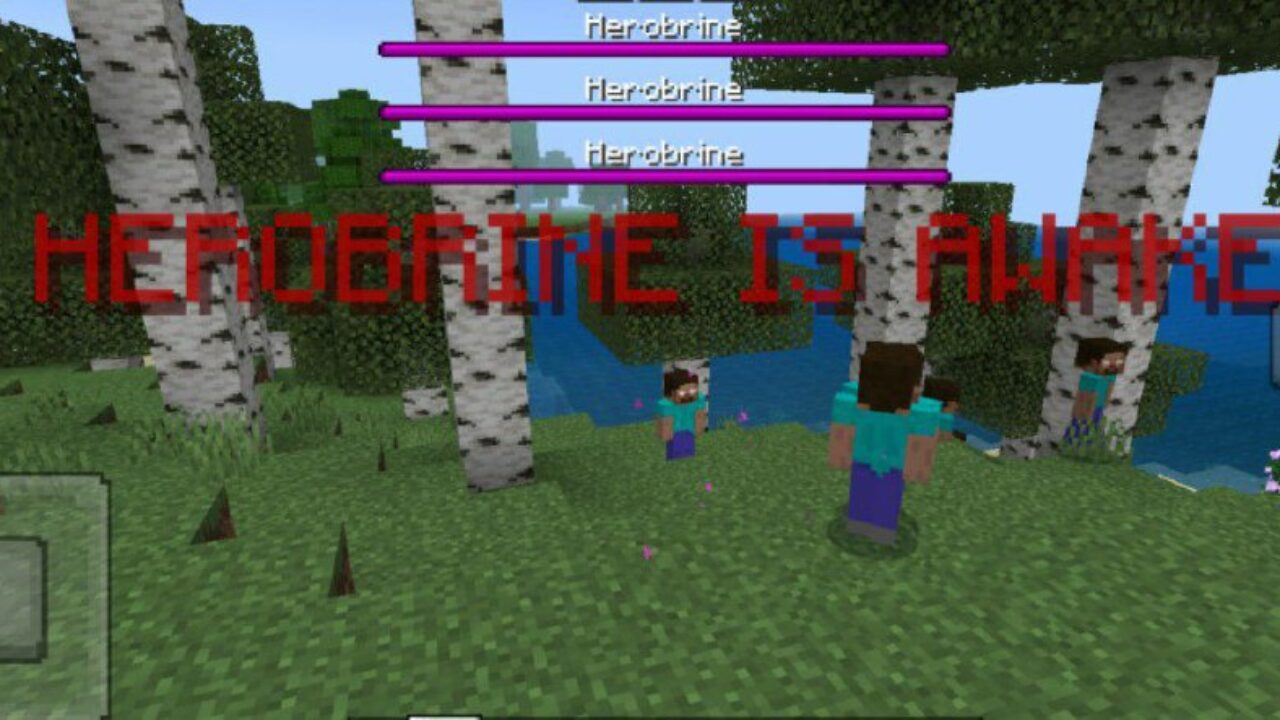 Dangerous Creature from Herobrine Mod for Minecraft PE