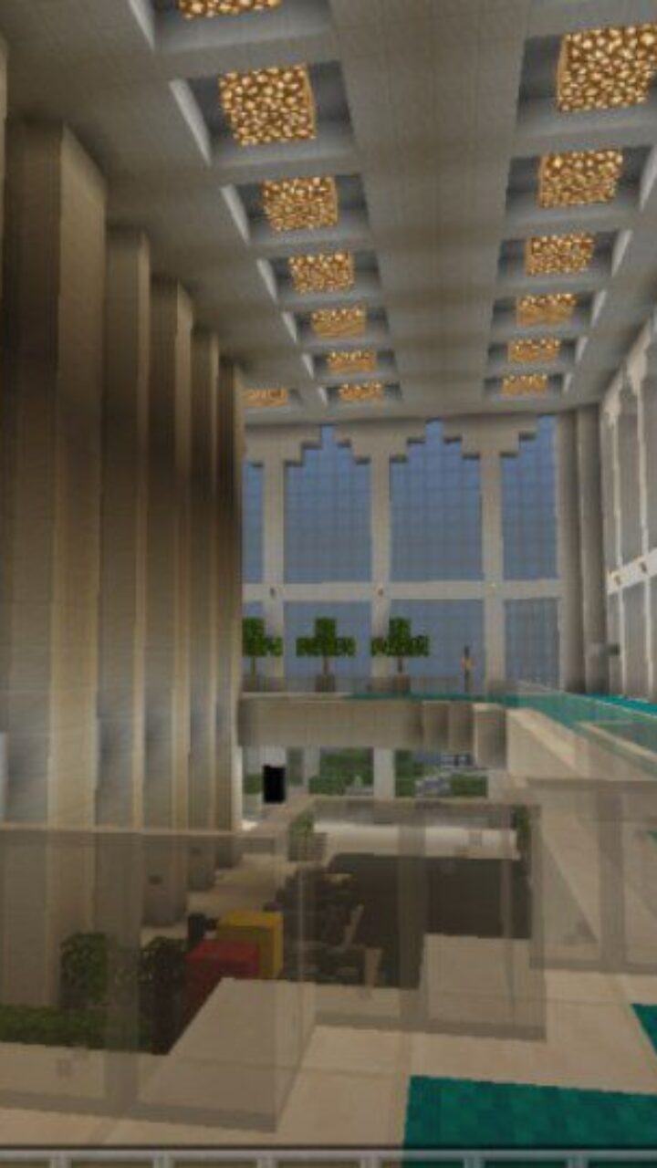 First Floor from Twin Towers Map for Minecraft PE