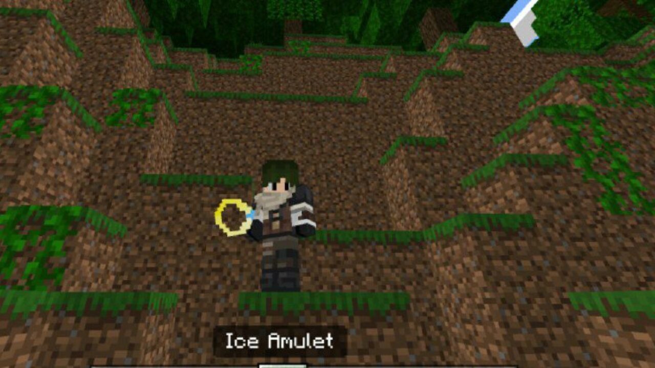 Ice Amulet from Journey Mod for Minecraft PE