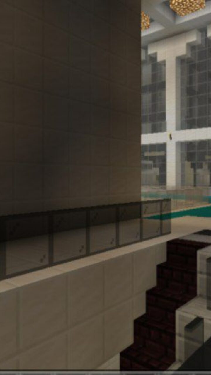 Inside from Twin Towers Map for Minecraft PE