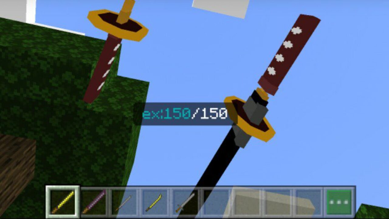 Katana from Dual Wield Mod for Minecraft PE