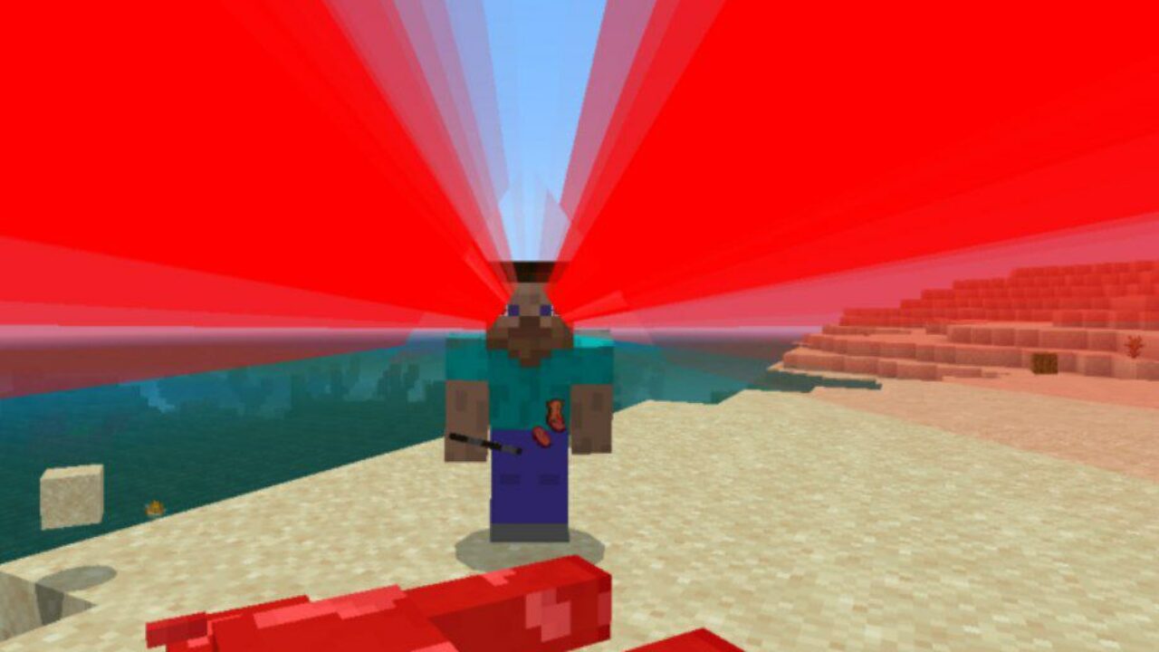 Kill Cow from Laser Eyed Mod for Minecraft PE