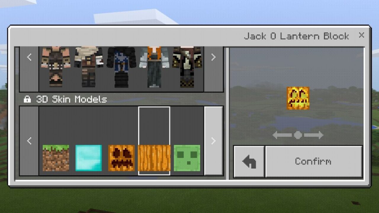 Lantern from 3D Skins Mod for Minecraft PE