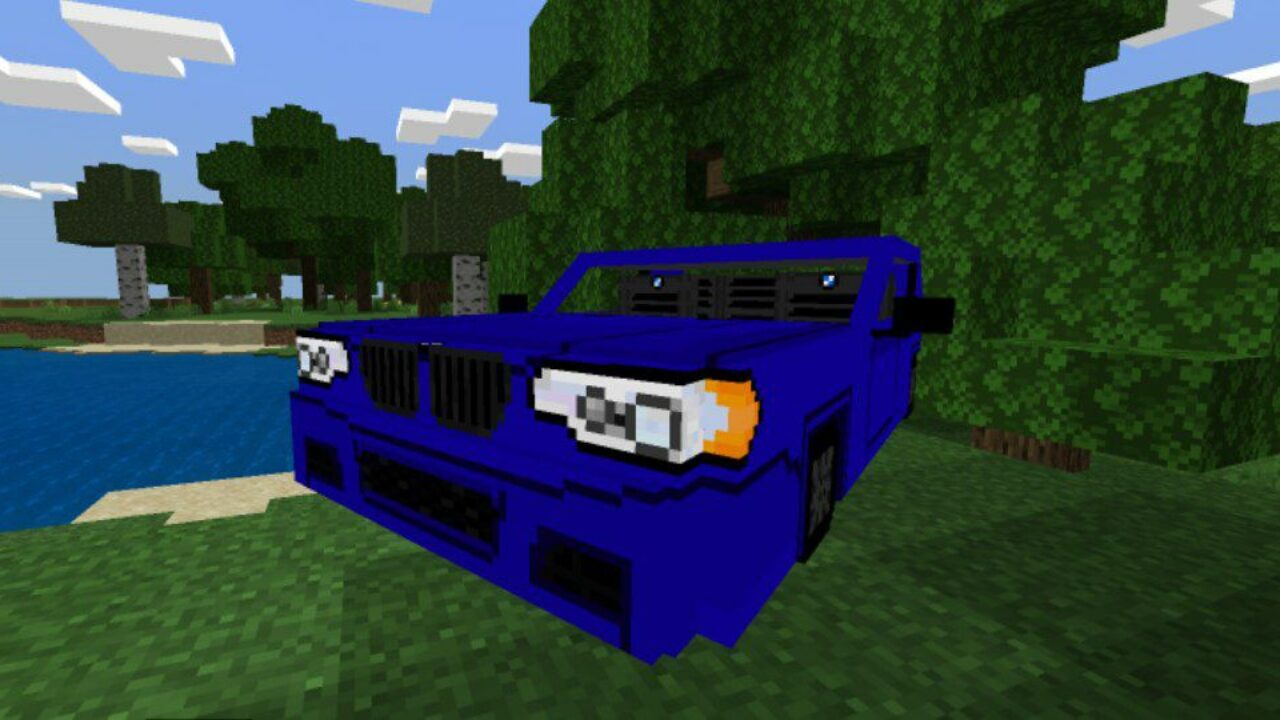 New Cars from 3D Cars Mod for Minecraft PE