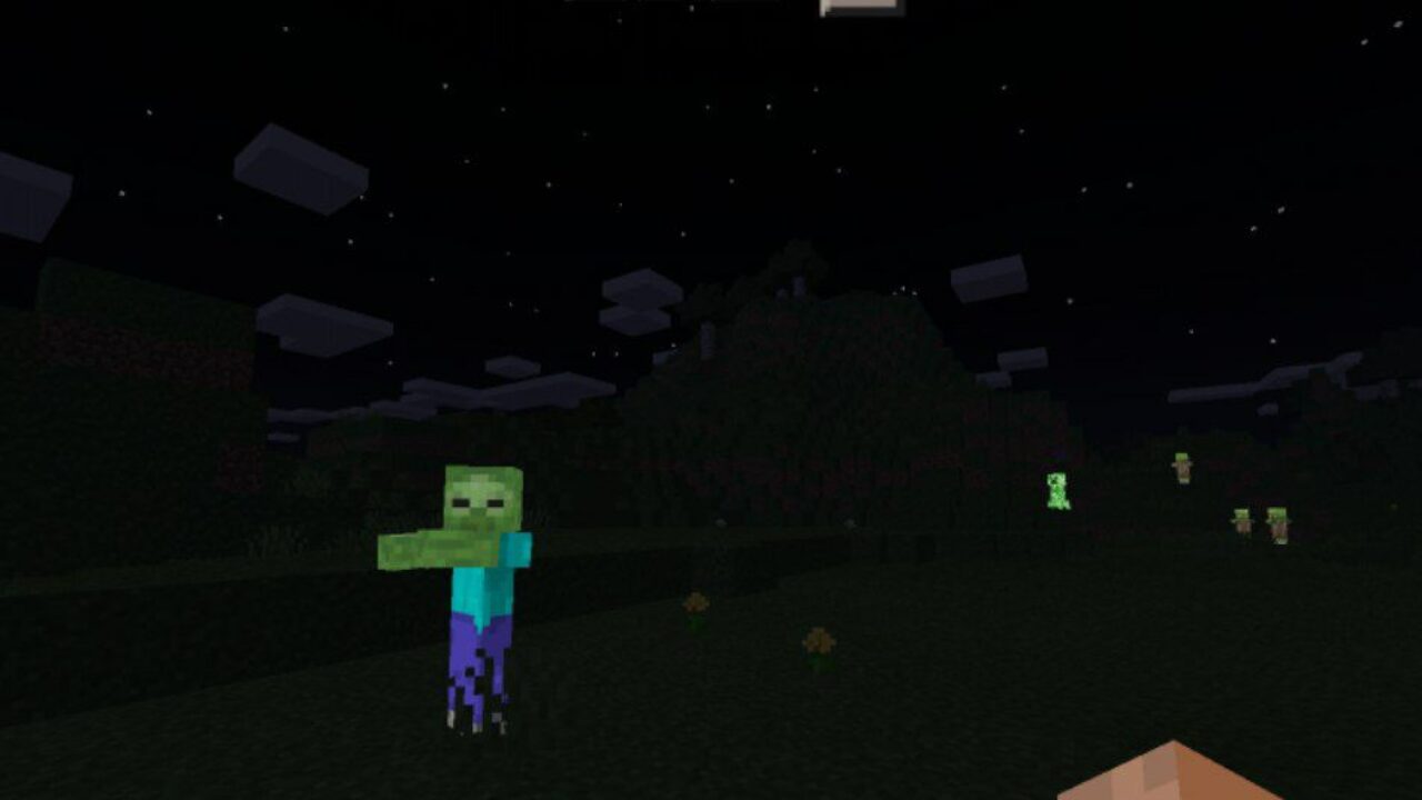 Night from Optifine Texture Pack for Minecraft PE