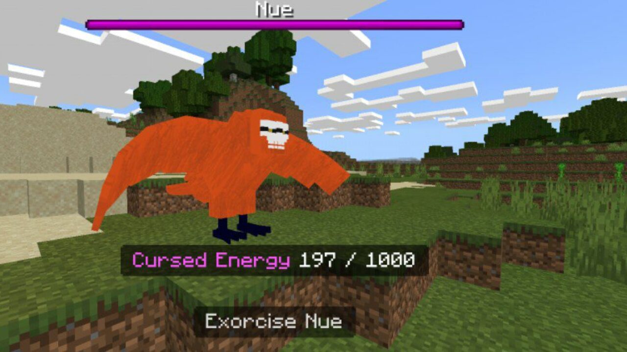 Nue from Jujutsu Kaisen Mod for Minecraft PE