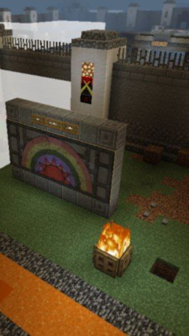 Top View from Story Mode Map for Minecraft PE