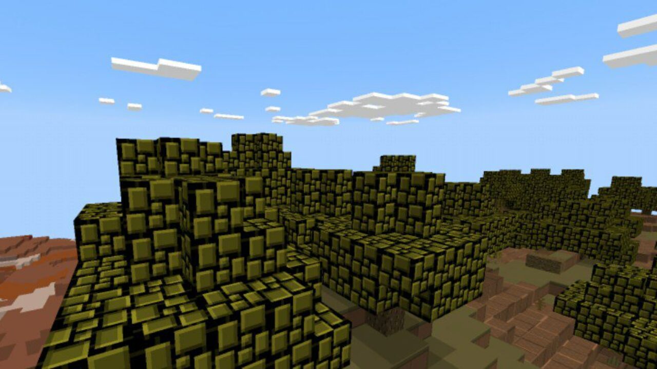 Trees from 3D Textures Mod for Minecraft PE