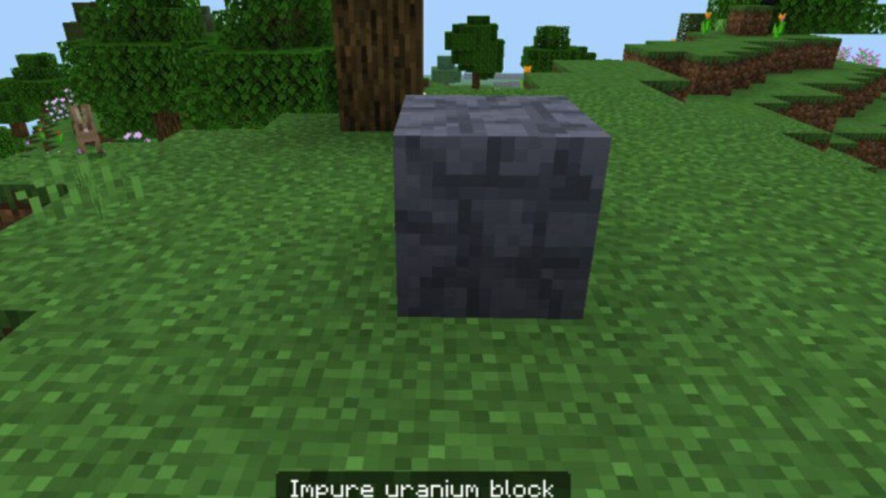 Uranium Block from Nuclear Mod for Minecraft PE