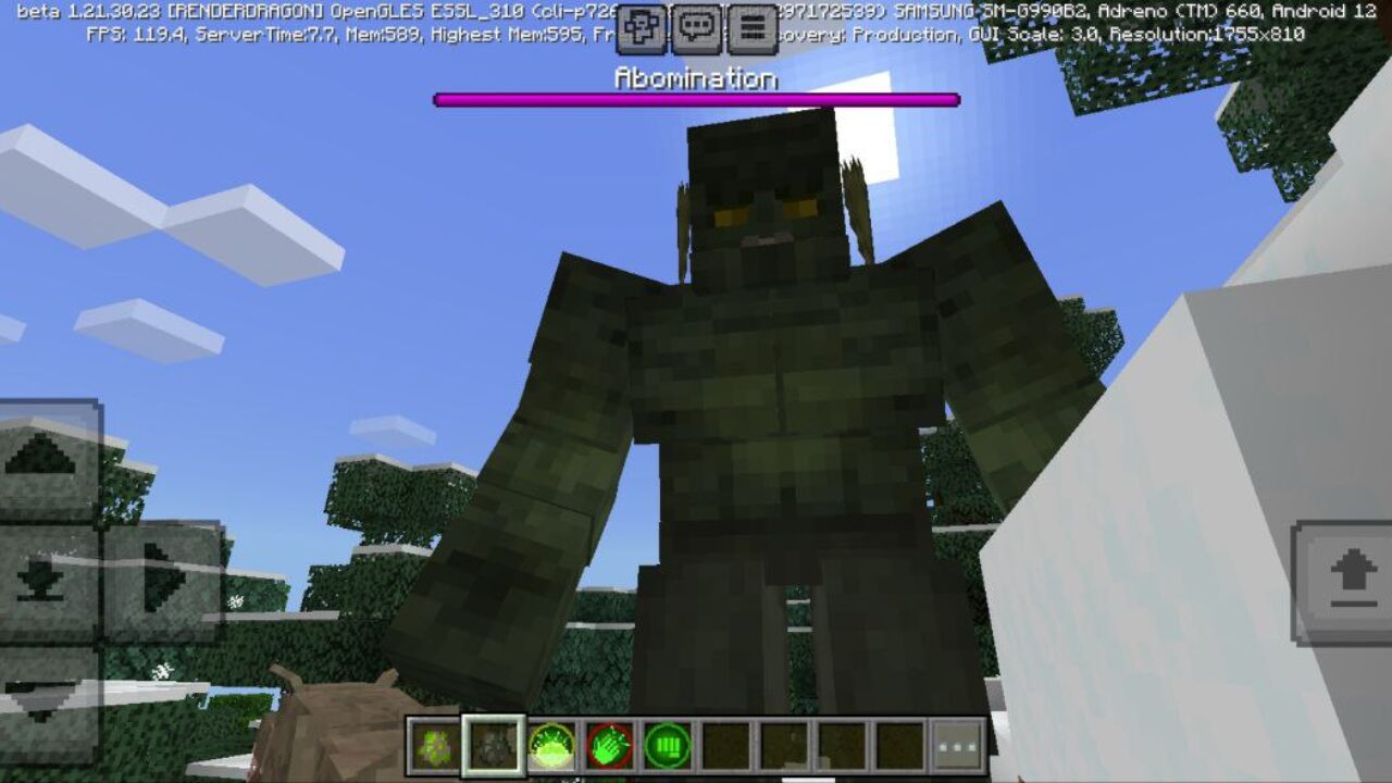 Abomination from Hulk Mod for Minecraft PE