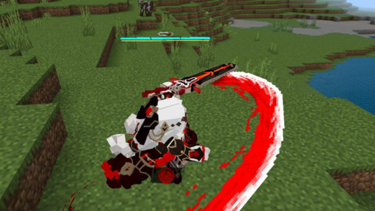 Attack from Honkai Impact Mod for Minecraft PE