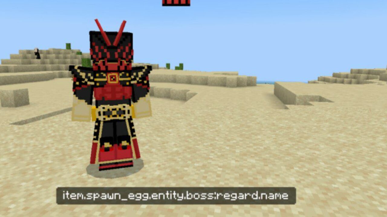 Boss from Kamen Rider Geats Mod for Minecraft PE