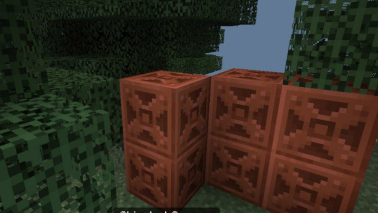 Chiseled Copper from Concept 1.21 Update Mod for Minecraft PE