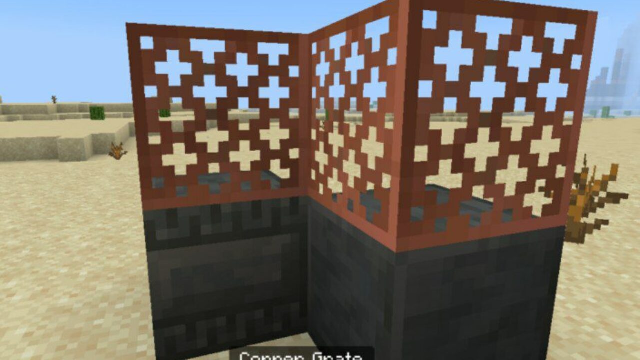 Copper Grate from Trial Spawner Mod for Minecraft PE