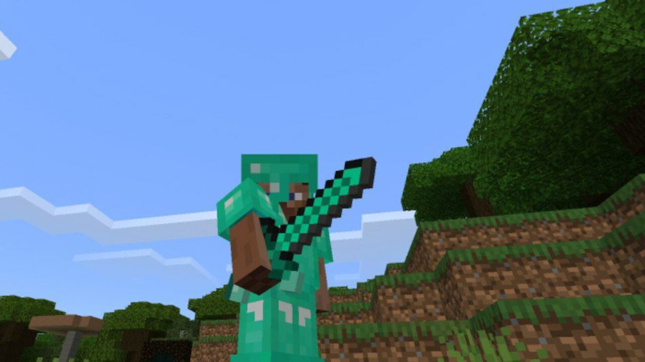 Ether Armor from Better Portals Mod for Minecraft PE