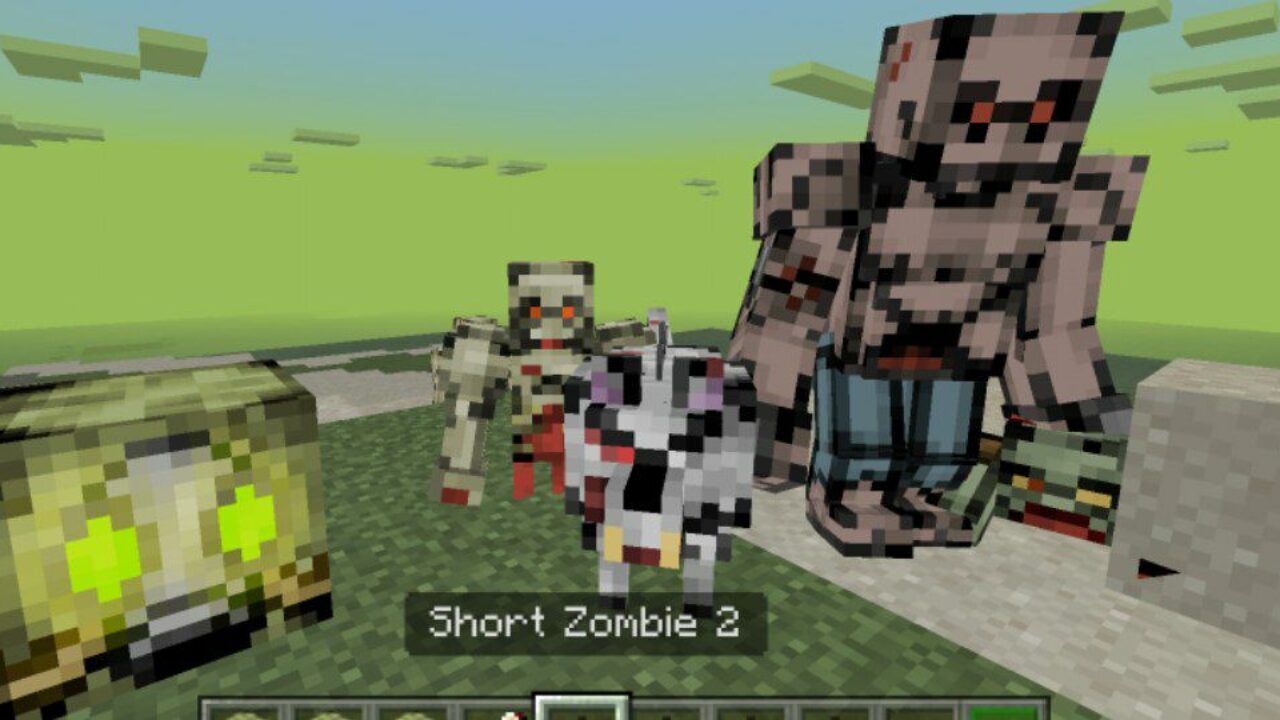 Infecred Mobs from Radiation Mod for Minecraft PE