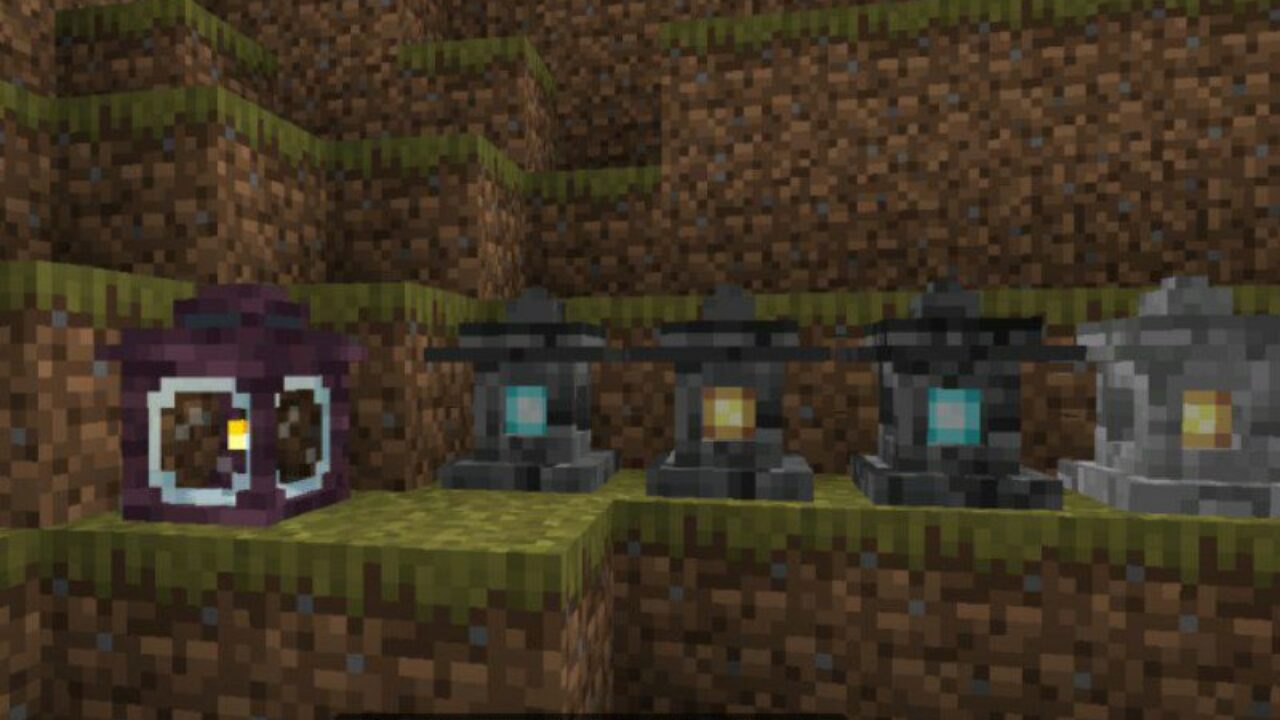 Lanterns from Lamps and Lanterns Mod for Minecraft PE