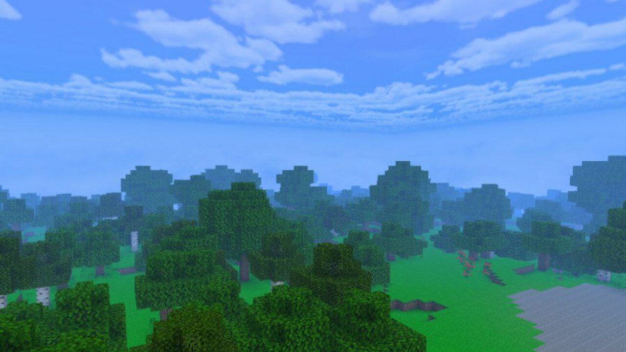 Nature from BSFBE Shader for Minecraft PE