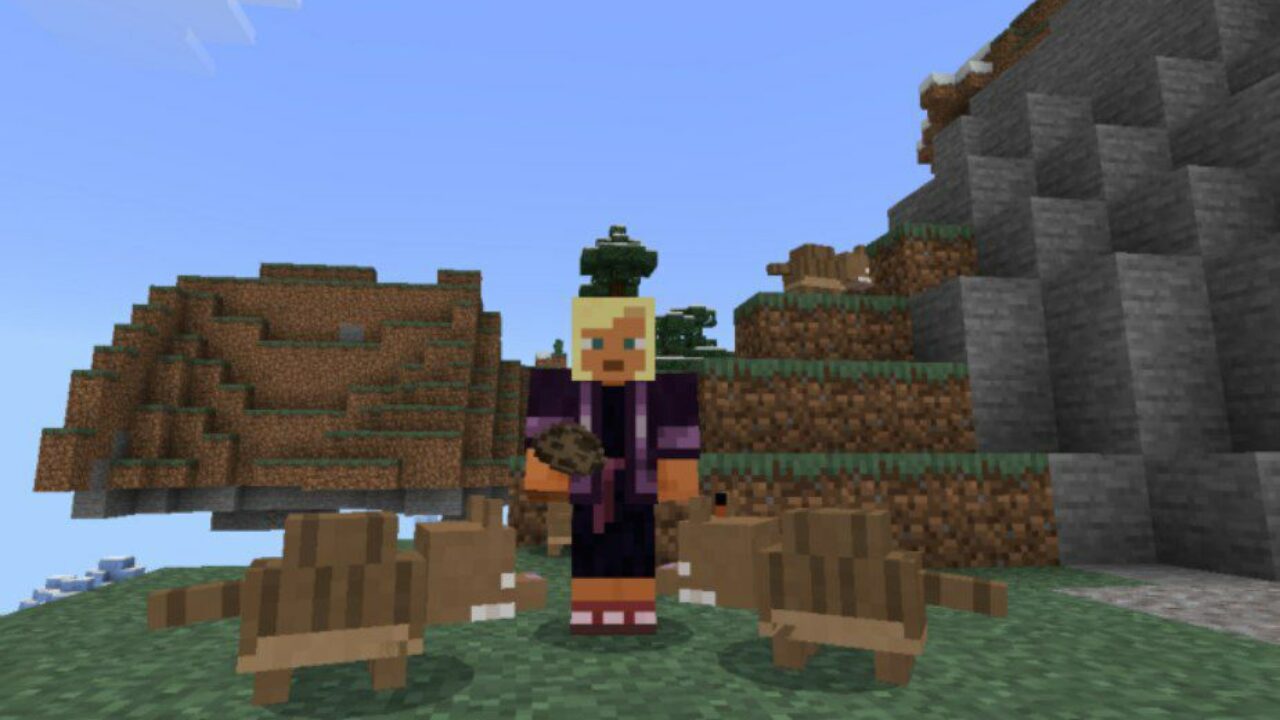 New Friend from Armadillo Mod for Minecraft PE