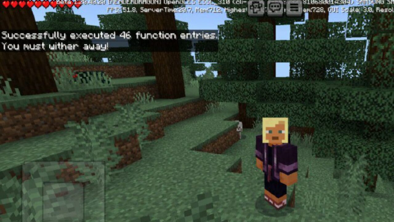 Wither Away from Death Race Mod for Minecraft PE