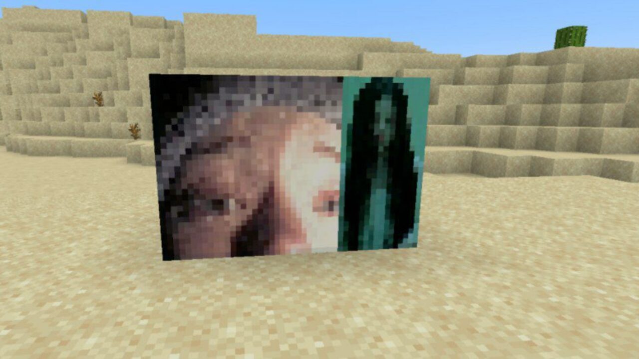 Awful from Horror Paintings Texture Pack for Minecraft PE